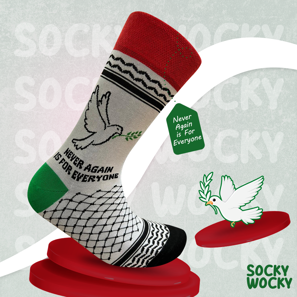 Never Again Socks Statement Style
